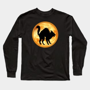 Spooky moon1 Long Sleeve T-Shirt